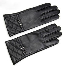 Fashion warm genuine sheepskin western leather glove